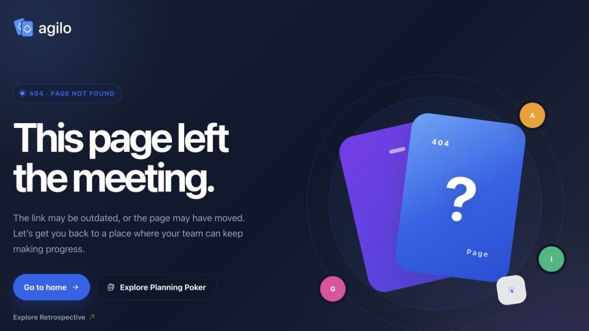 Agilo v1.13 404 page