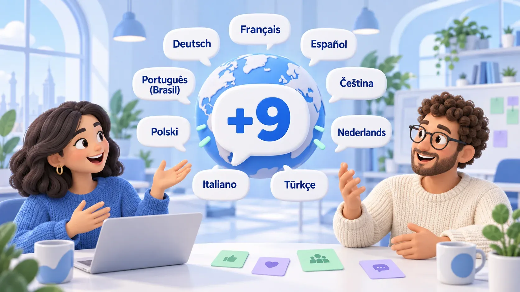 Agilo podporuje devět nových jazyků